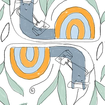 Artwork thumbnail, snail pattern by BasicClear