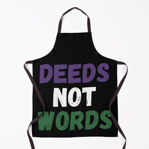 Item preview, Deeds Not Words Suffragettes Emmeline Pankhurst Vote for Women Feminist designed and sold by BohoStudio.
