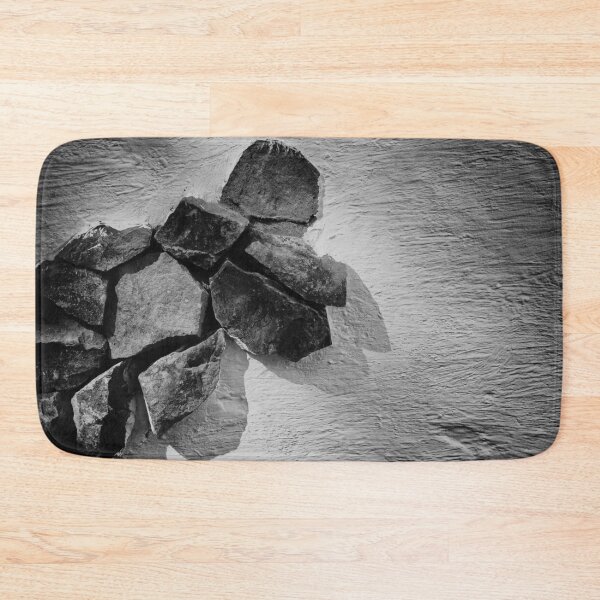Item preview, Face the Stone Wall Art Fan designed and sold by NeonAbstracts.