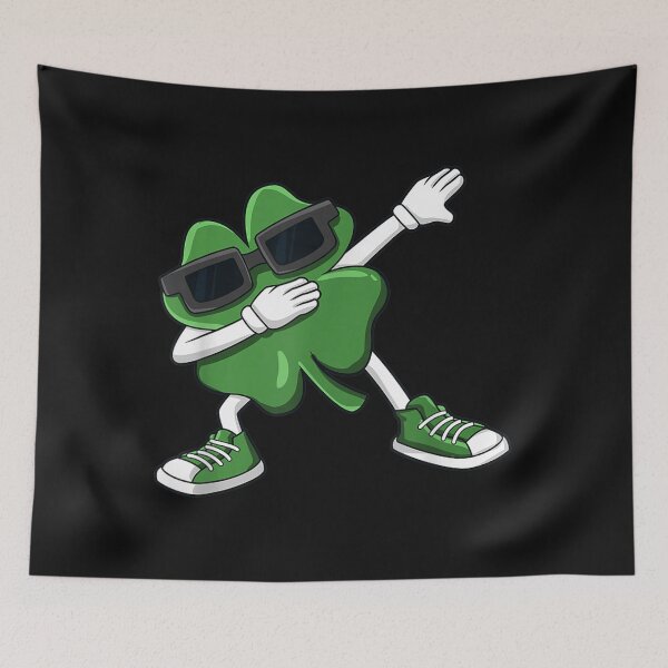 Item preview, Dabbing Shamrock St Patricks Day Funny Boys Girls Kids Dab designed and sold by ALISONABBOTTAU.
