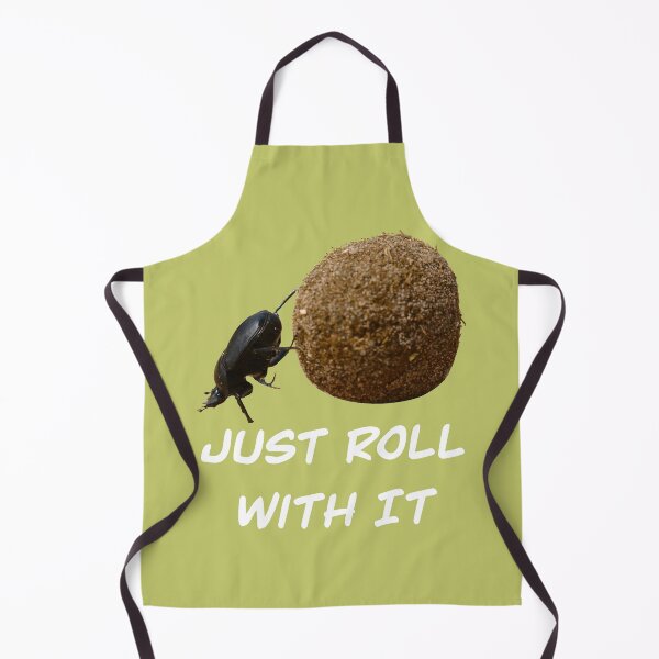 Item preview, Just Roll With It Funny Dung Beetle designed and sold by Cute Designs Shop.