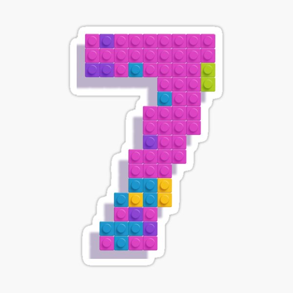 7 Brick Sticker