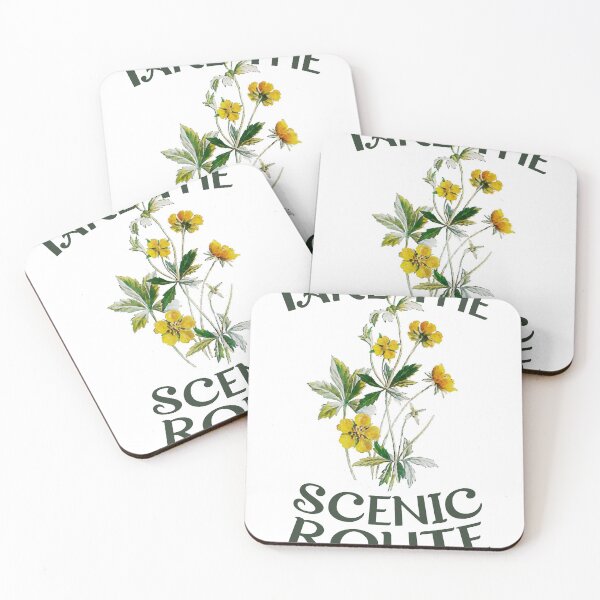 Item preview, Take the Scenic Route Wildflower Graphic Tee designed and sold by TocaLuna.