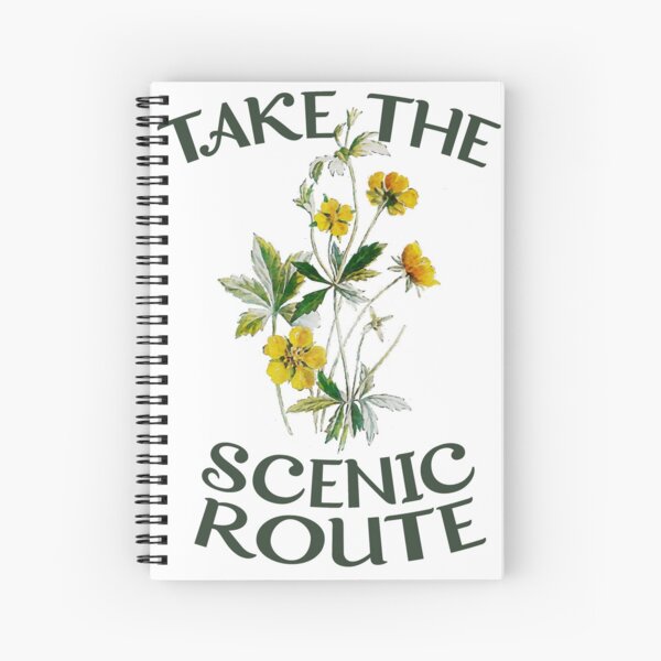 Item preview, Take the Scenic Route Wildflower Graphic Tee designed and sold by TocaLuna.