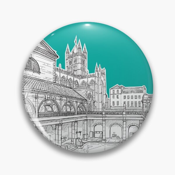 Item preview, City Of Bath (Teal Version) designed and sold by Adam Regester.