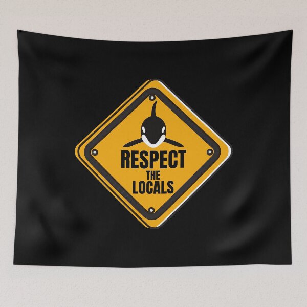 Item preview, respect the locals hossegor surf  designed and sold by mikoala50.