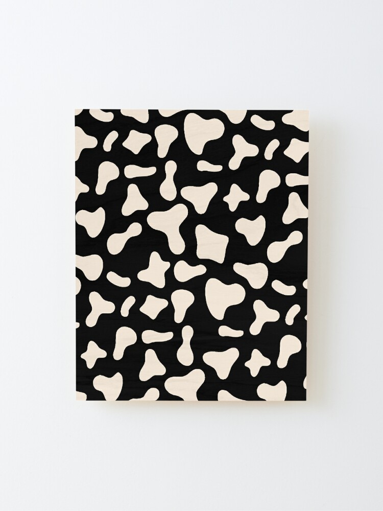 Black Cow Print