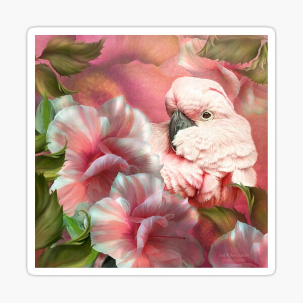 Item preview, Peek A Boo Cockatoo designed and sold by Carol  Cavalaris.