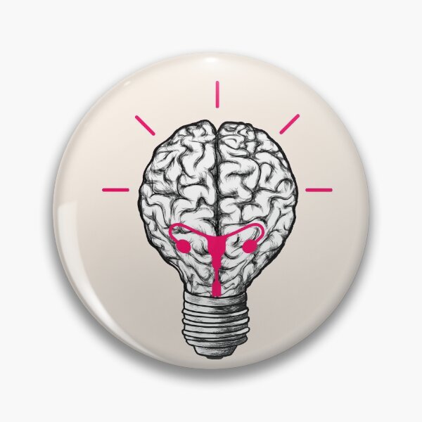 Item preview, Brain Light bulb, illuminated brain of feminine creativity, luminous tubes in the light bulb designed and sold by Collagedream.