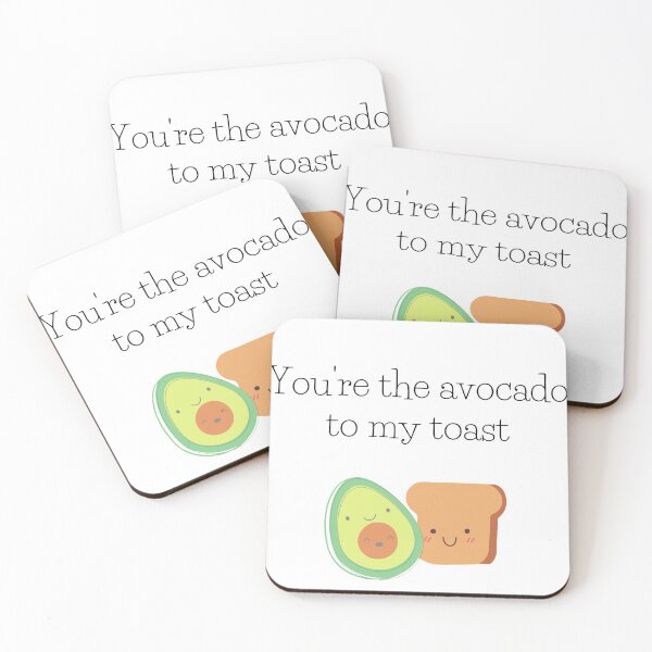 Item preview, You're the Avocado to my Toast Valentine's Pun designed and sold by L1 Creations.