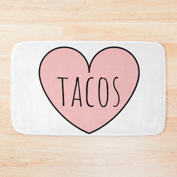 Item preview, I Love Tacos - Pink Heart designed and sold by KarolinaPaz.