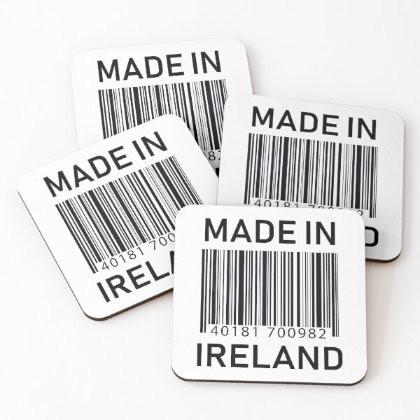 Item preview, Made in Ireland Barcode Design designed and sold by ArqDezines.