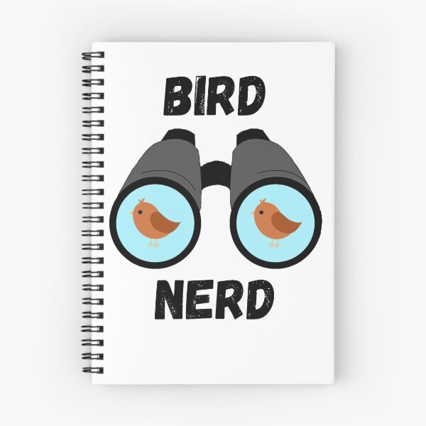 Item preview, Camiseta Bird Nerd Binocular Funny (texto negro) designed and sold by BirdWorksRI.
