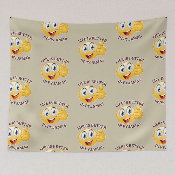 Item preview, Life Is Better In Pyjamas | Funny designed and sold by brooklyntowner.