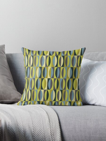 Item preview, Modernist Design Lime Green, Olive, Aqua, Mid Century Modern, Atomic, Mod designed and sold by theodoredesign.