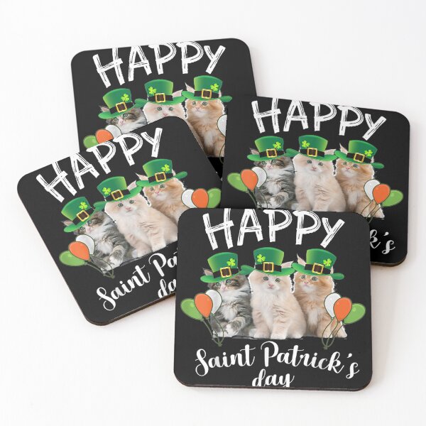Item preview, Cat St Patricks Day  Kitty Kitten Sunglasses Shamrock designed and sold by SEANPARKERAU.