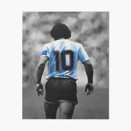 Diego Maradona #10 Argentina 1986 World Cup Retro Soccer Jersey Men's Large  NWT