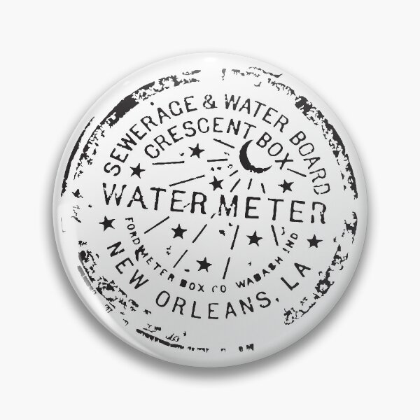 Item preview, New Orleans Water Meter Cover designed and sold by killerdye.