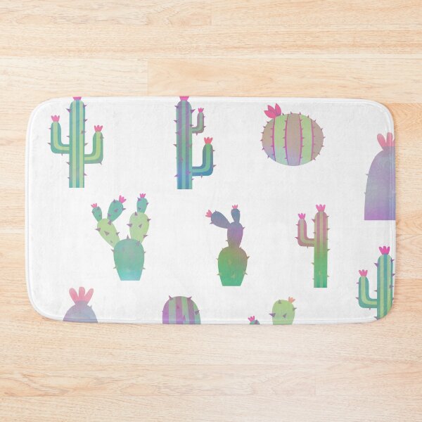 Item preview, Pastel Cactus Blooming Desert Cacti Pattern designed and sold by Cute Designs Shop.