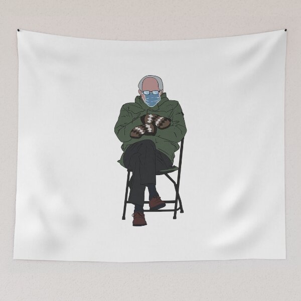 Item preview, Bernie Sanders Mittens Meme designed and sold by crimsontreasure.