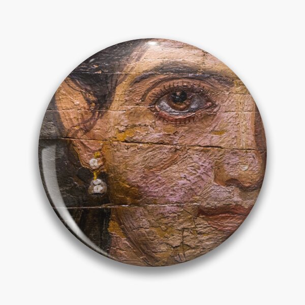 Item preview, Fayum mummy portrait ancient Egypt woman designed and sold by The-Roman-Lady.