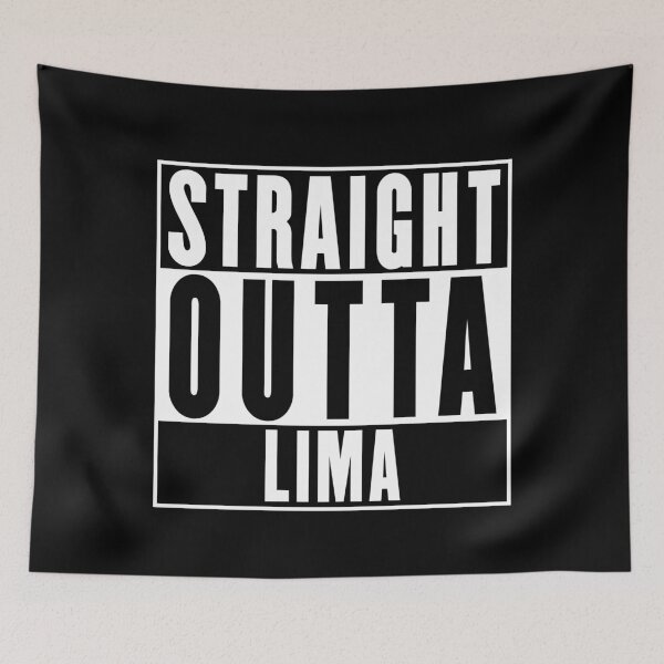 Item preview, Straight Outta Lima designed and sold by RandomStuffShop.