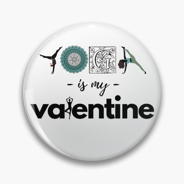 Item preview, Yoga is my valentine  designed and sold by G-Frex.