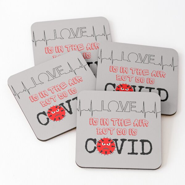 Item preview, Love Is In The Air But So Is Covid designed and sold by James Dunn.