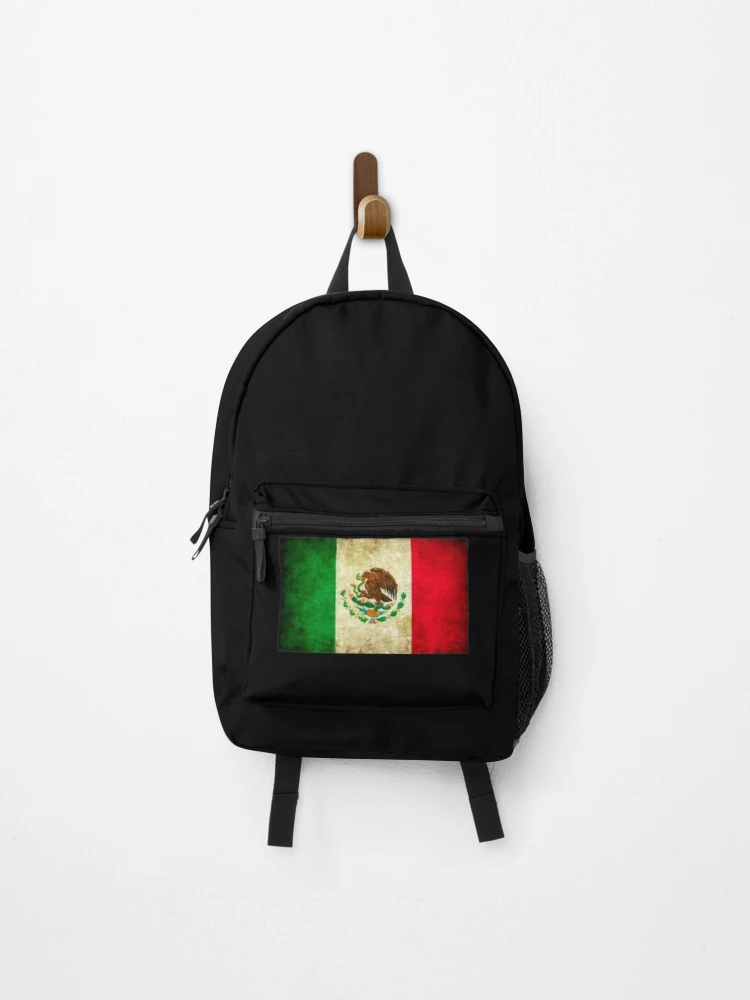 jansport backpack mexican flag Cool Student plus a sleeve for a 15 laptop and synthetic leather base Wild Mexico flag premium edition