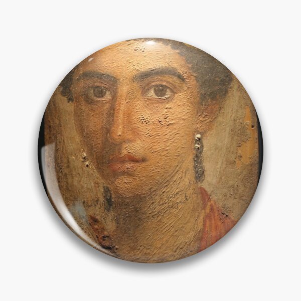 Item preview, Fayum mummy portrait ancient Egypt woman designed and sold by The-Roman-Lady.