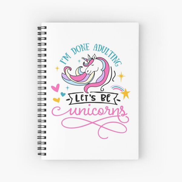 Item preview, I'm done adulting Let's be unicorns designed and sold by thepetcellar.
