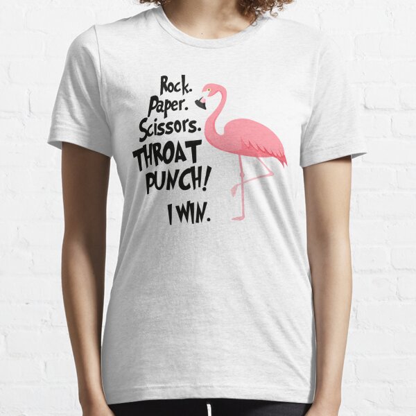 Rock, Paper, Scissors, Throat Punch! I Win! Essential T-Shirt