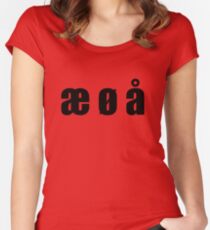 æ ø å Women's Fitted Scoop T-Shirt