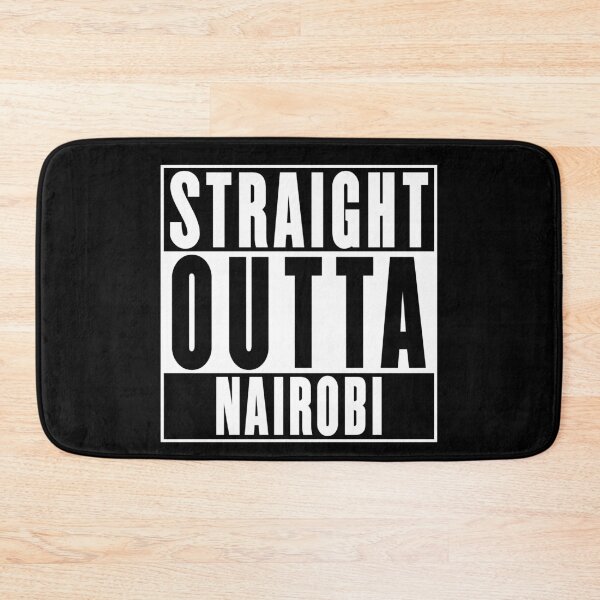 Item preview, Straight Outta Nairobi designed and sold by RandomStuffShop.