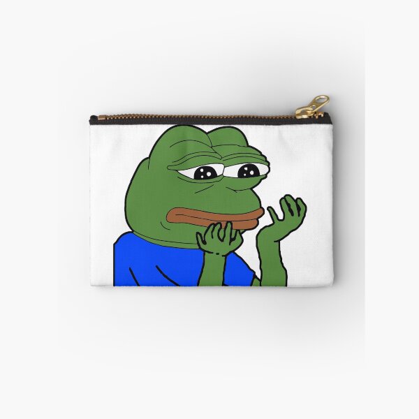 Item preview, PepeHands - Sad Frog Emote Design designed and sold by TwoRabbits.