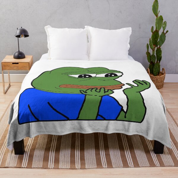 Item preview, PepeHands - Sad Frog Emote Design designed and sold by TwoRabbits.