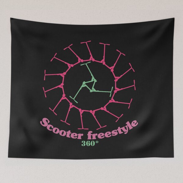 Item preview, Circle of scooter freestyle designed and sold by saturdayride.