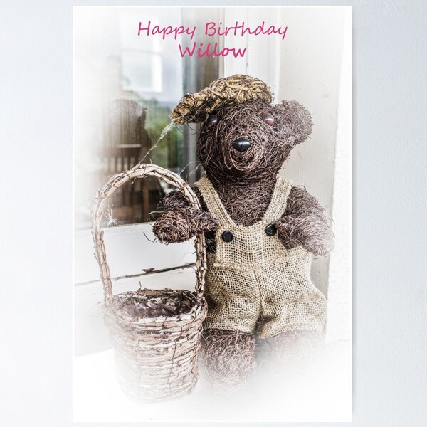 Item preview, Happy Birthday Willow designed and sold by heidipics.