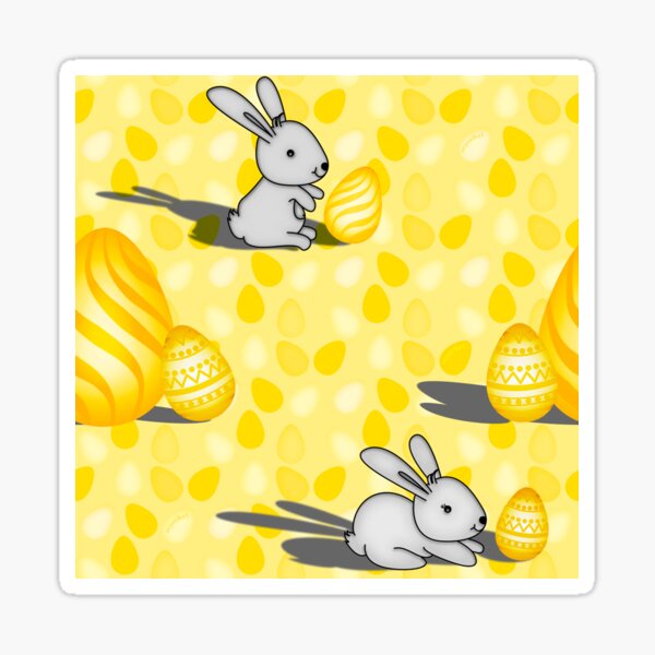 Item preview, Bunnys Golden Eggs designed and sold by Kelly  Thompson.