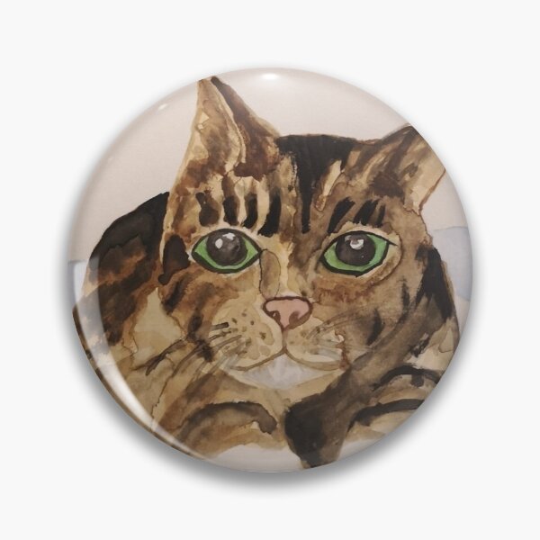 Artikelvorschau, Tabby Cat Pet Portrait entworfen und verkauft von Abi Latham.