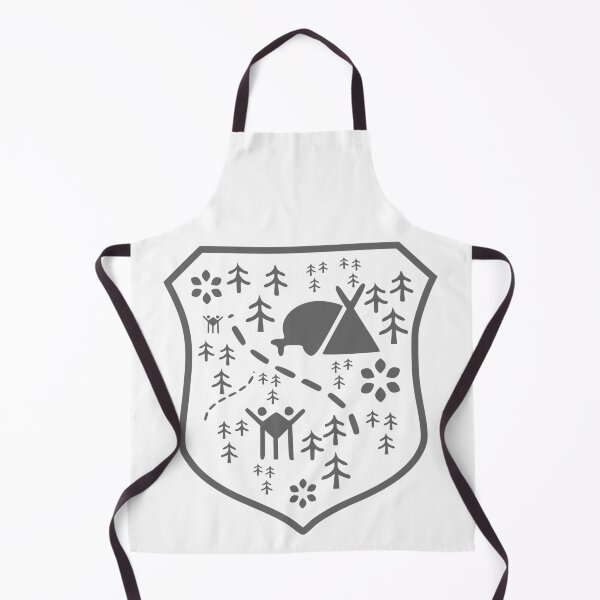 Item preview, Wild Forest Camping Shield designed and sold by TreacleMustard.