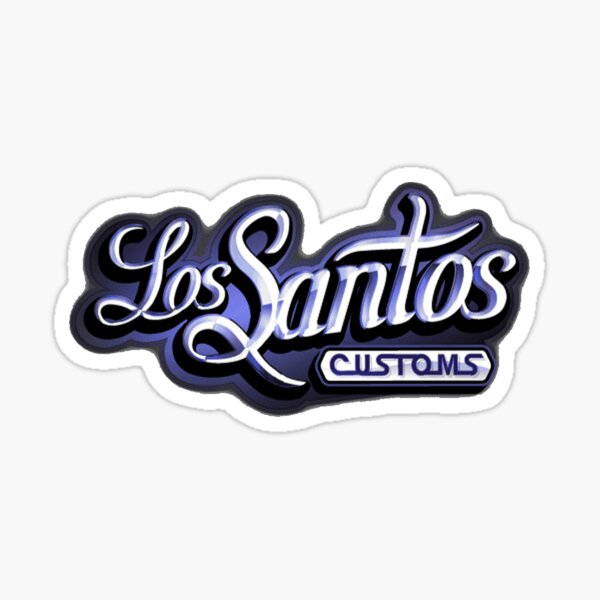 Los Santos Customs Gta 5 Logo High Quality Sticker By Jack3m Redbubble