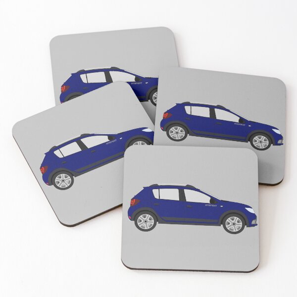 Item preview, Dacia Sandero Stepway Blue Car 'Krystal' designed and sold by RedBubbleBath.