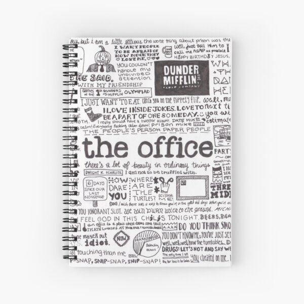 A Visual Representation of the Office Spiral Notebook