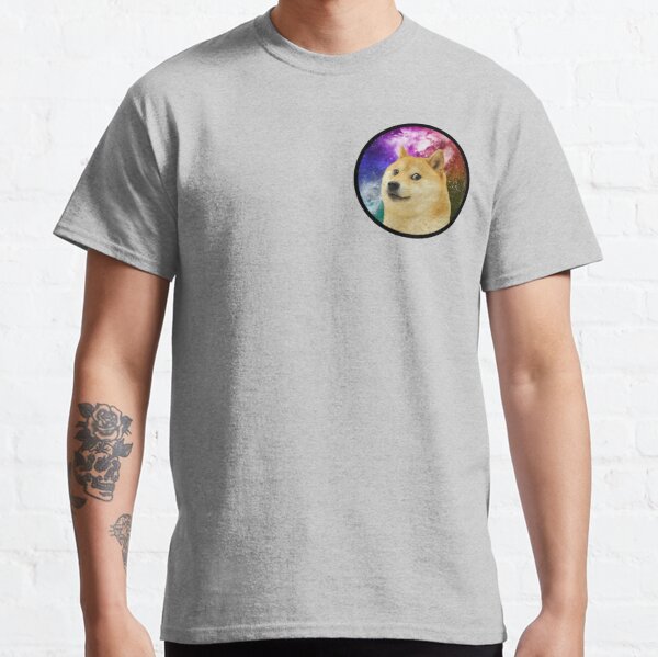 Doge Galaxy T Shirts Redbubble - doge ice cream roblox