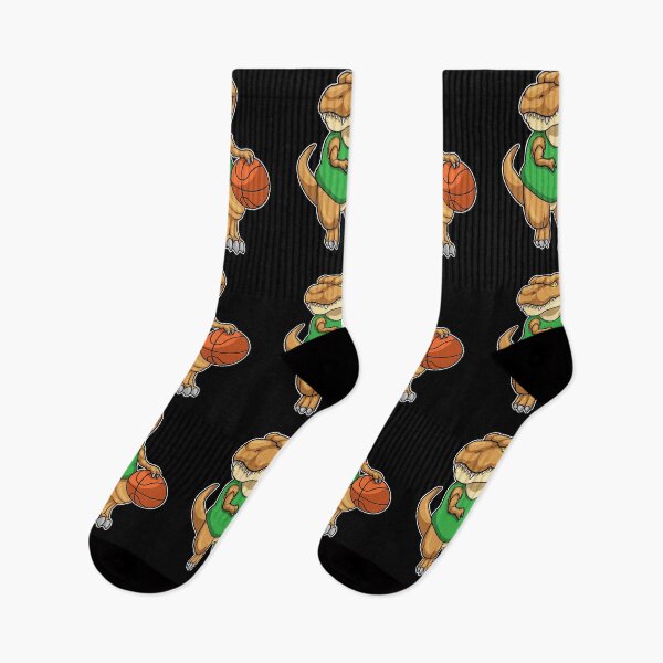 Item preview, Dinosaur at Sports with Basketball designed and sold by Snabdesign84.
