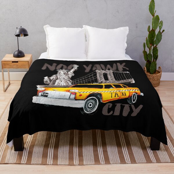 Item preview, Noo Yawk City Bridge Statue of Liberty Yellow Cab designed and sold by OmmeDesigns.