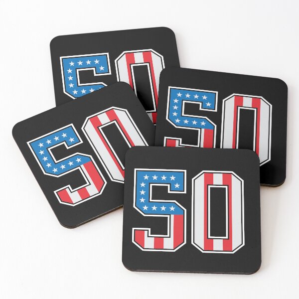 Item preview, 50 American Classy Numbers fifty United States Flag designed and sold by Urosek.