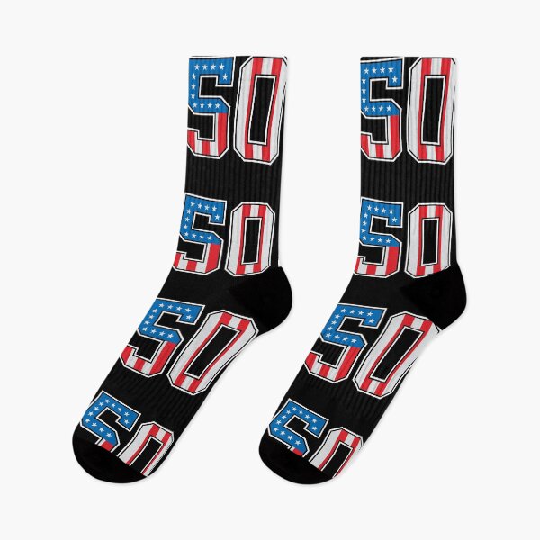 Item preview, 50 American Classy Numbers fifty United States Flag designed and sold by Urosek.