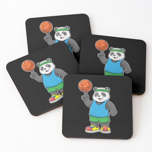 Item preview, Panda at Sports with Basketball designed and sold by Snabdesign84.